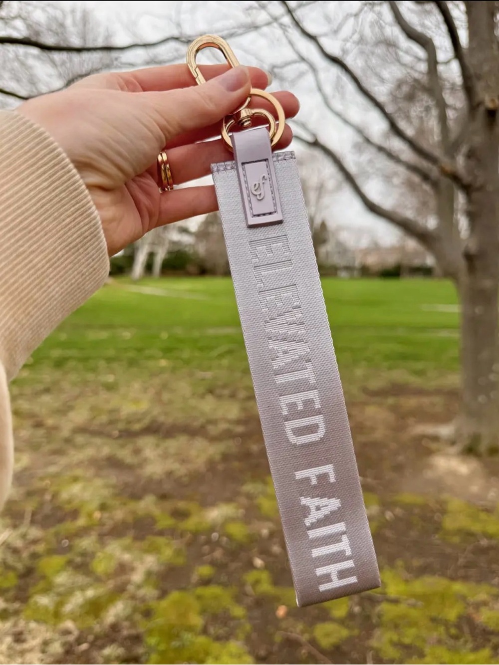 Elevated Faith Lavender Key & Card Holder Wristlet